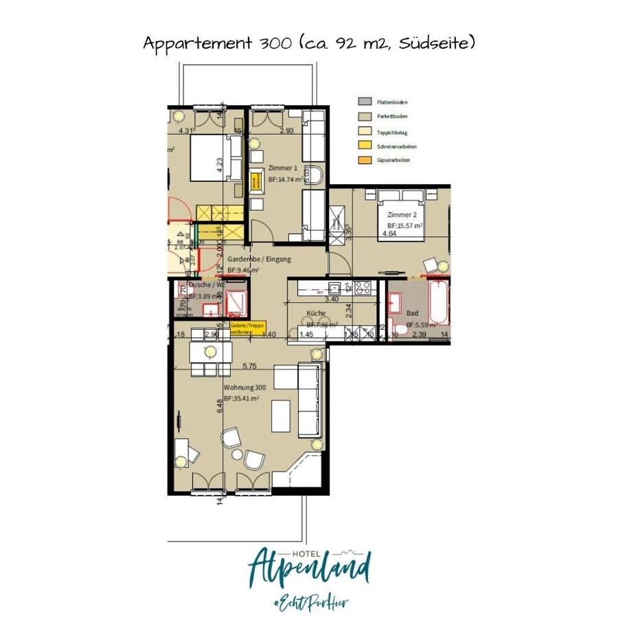 Hotel Alpenland Gstaad Eksteriør billede